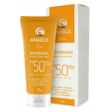 Protetor Solar Facial Antirrugas Anasol FPS 50